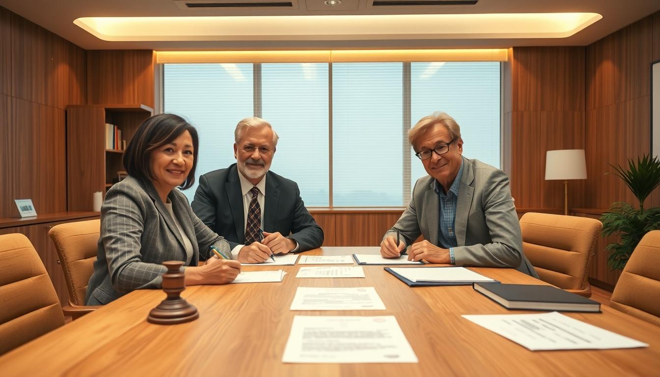 Finalizing paperwork and coordinating property transfer